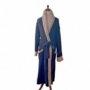 Barefoot Dreams Women's Brown Cozy Chic Plush Fleece Bath Robe Size‎ Large / XL